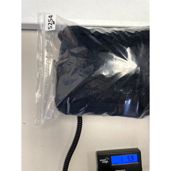 THEIA Illusion Neck Lace Trim Long Evening Gown Deep Midnight Size 4 $1200 - Picture 9 of 9